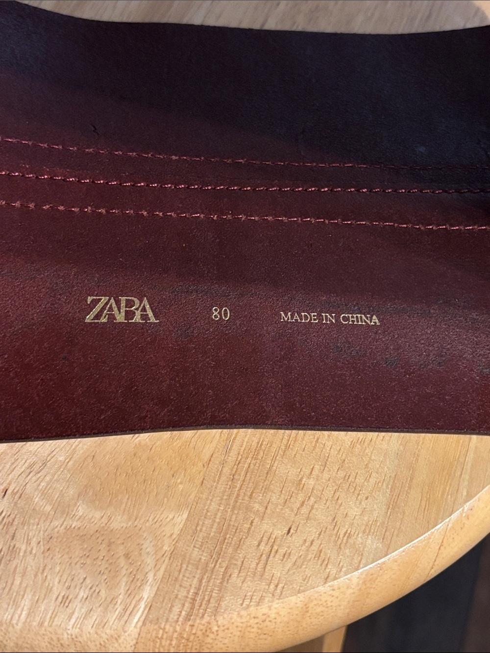 Zara Wide Burgundy Leather Corset Belt Gold Buckle Accent See Video & Photos - Picture 3 of 17
